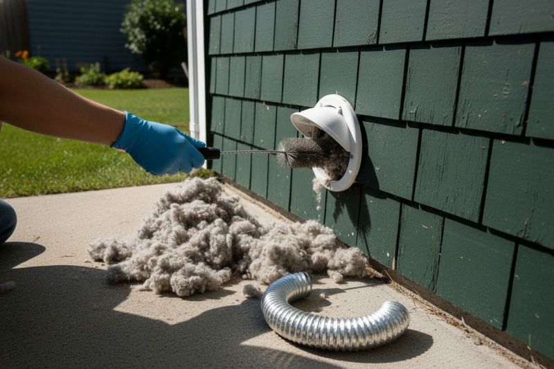 Dryer Hose Cleaning